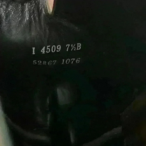 Charlie 1 Horse Mad Dog Calf Cowboy Boots Chocolate Brown Size 7.5 - Picture 9 of 11